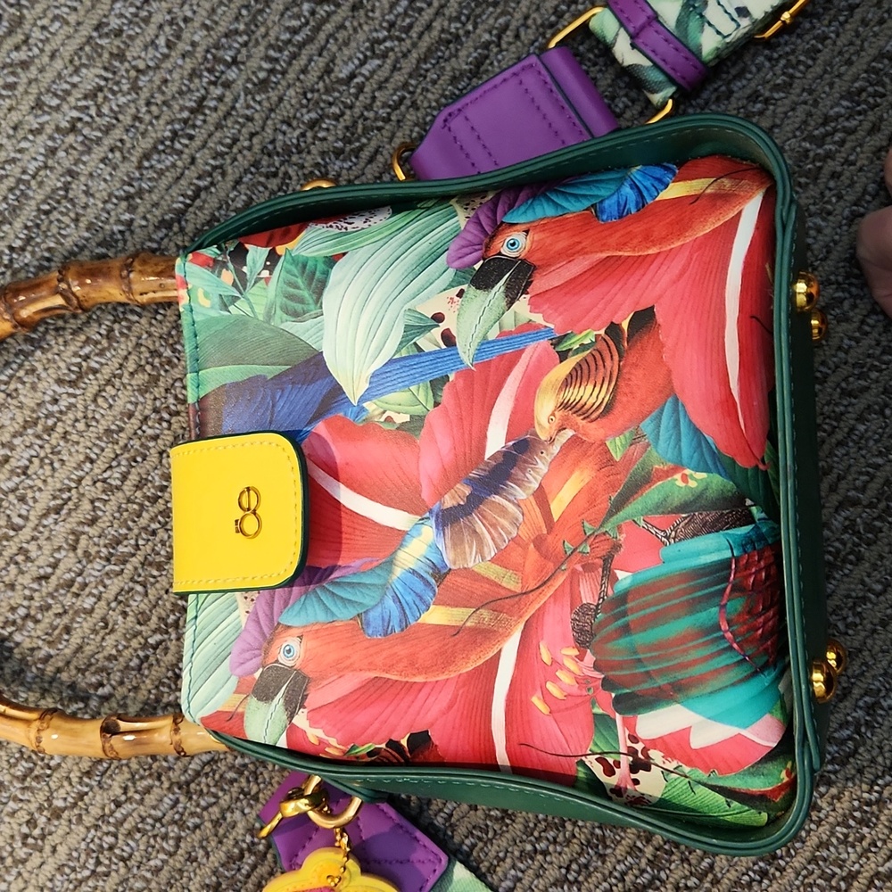 Cloe Guillermo Flores Tropical Print Bag - Picture 2 of 16